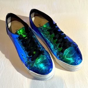 Loeffler Randall Iridescent Sneakers Size 6.5